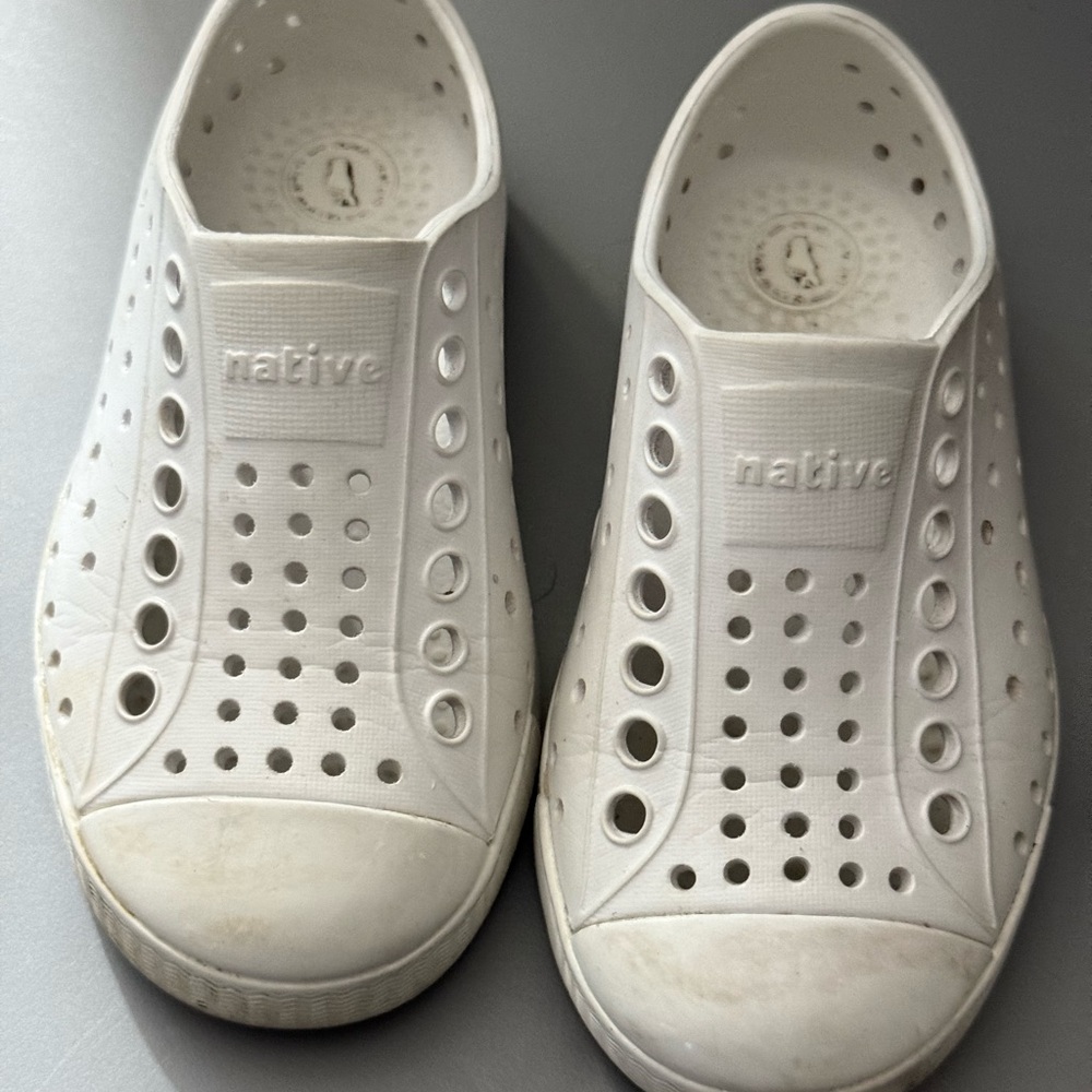 Native White Slip-On Shoes